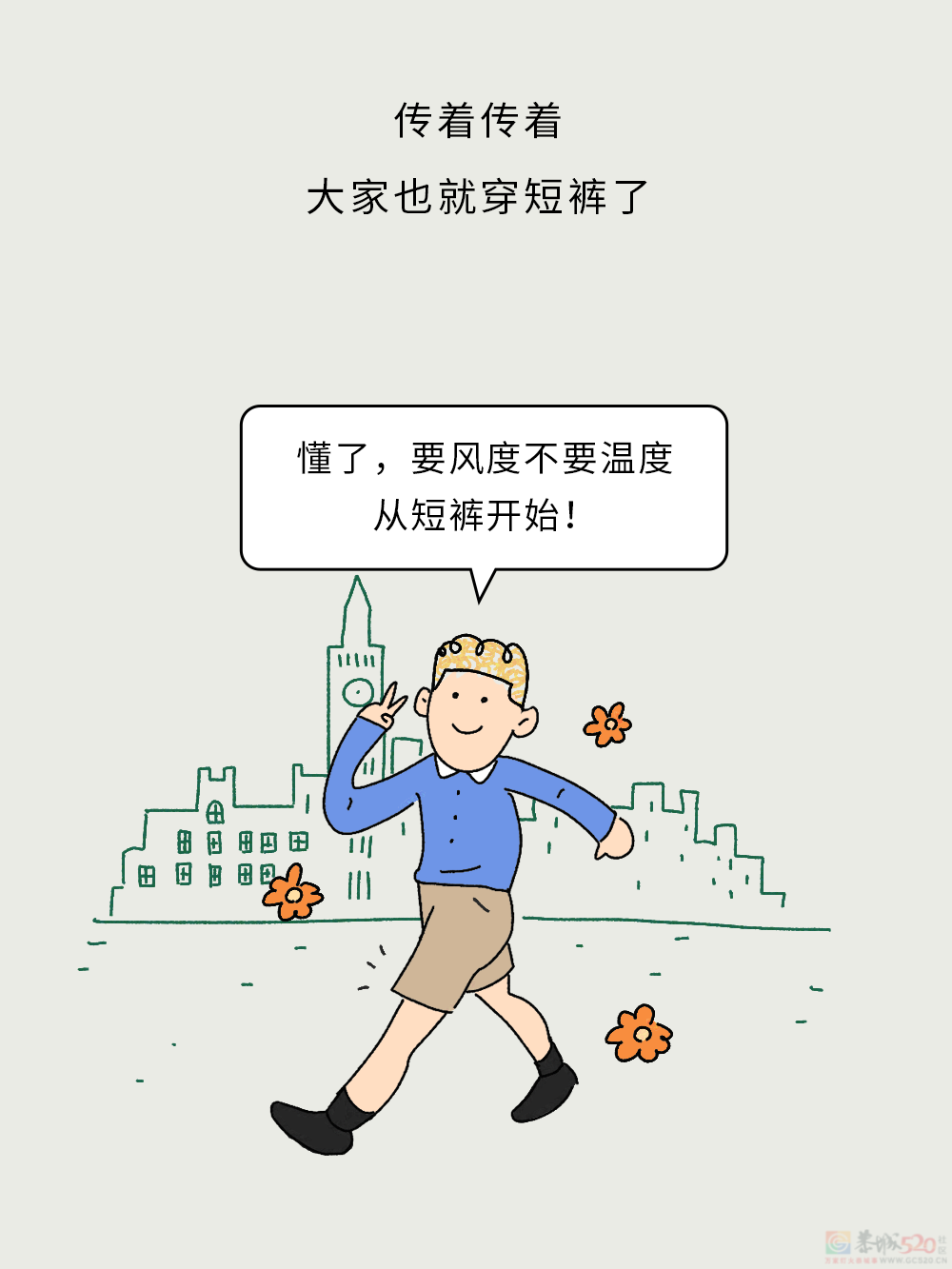 为啥外国人喜欢大冷天光腿穿短裤，不怕得老寒腿吗？？？332 / 作者:儿时的回忆 / 帖子ID:317712