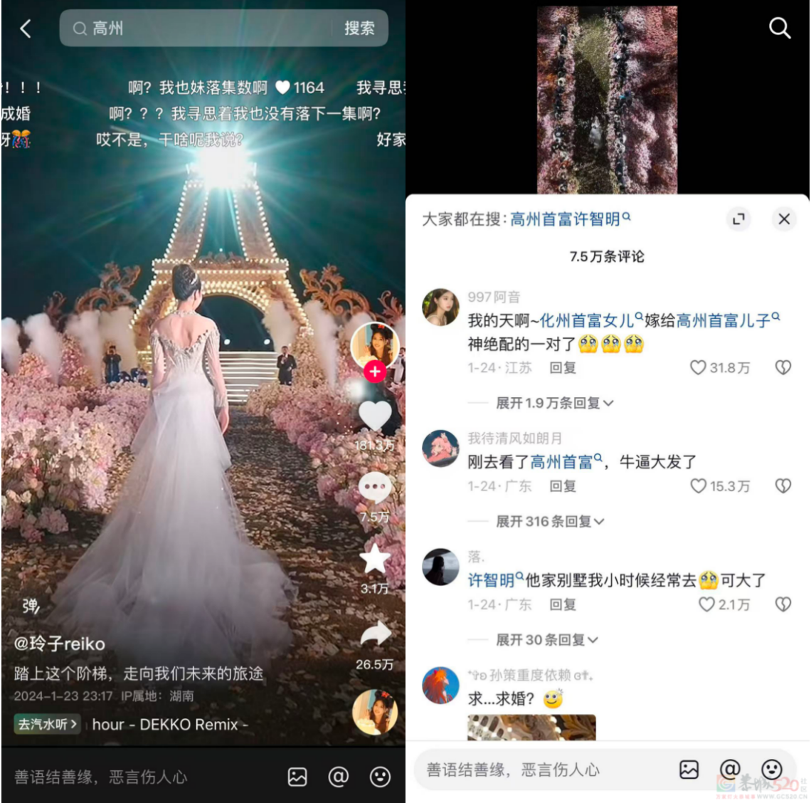 屡上热搜的“豪门”网红，全靠群众的想象力滤镜347 / 作者:儿时的回忆 / 帖子ID:317830