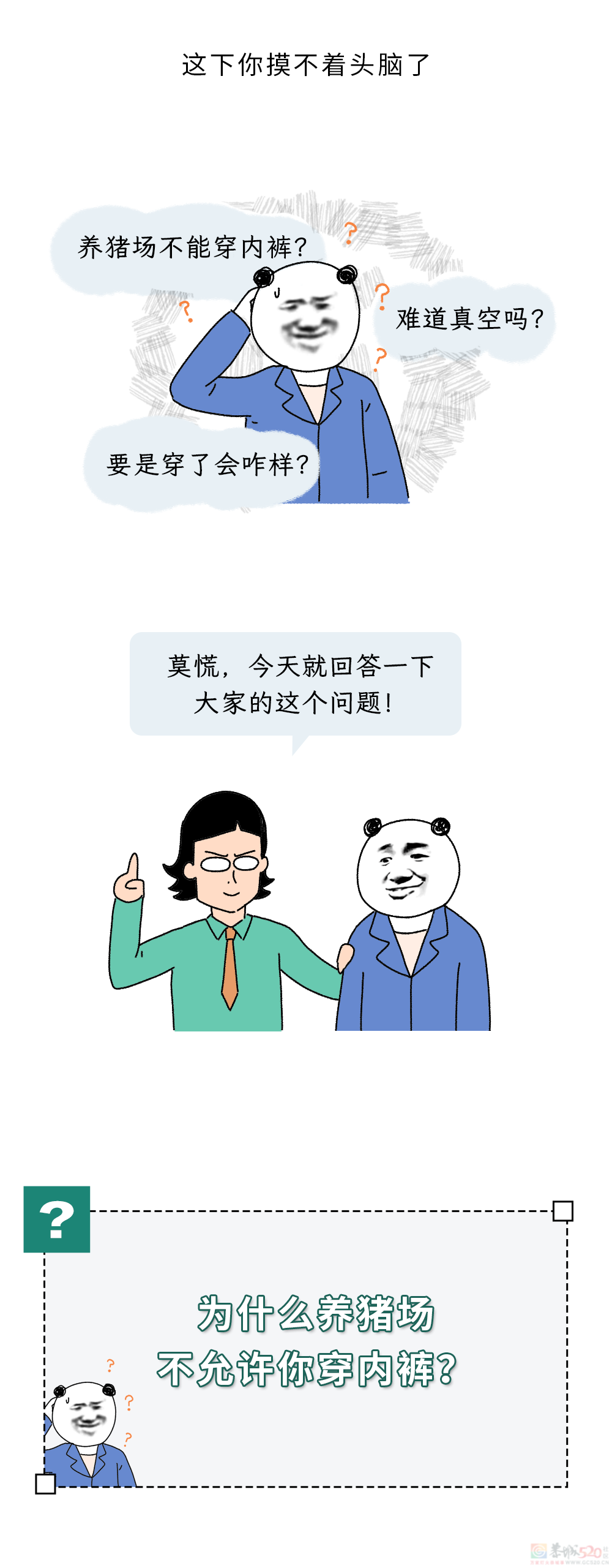 为什么不能在养猪场穿自己的内裤？752 / 作者:儿时的回忆 / 帖子ID:317907