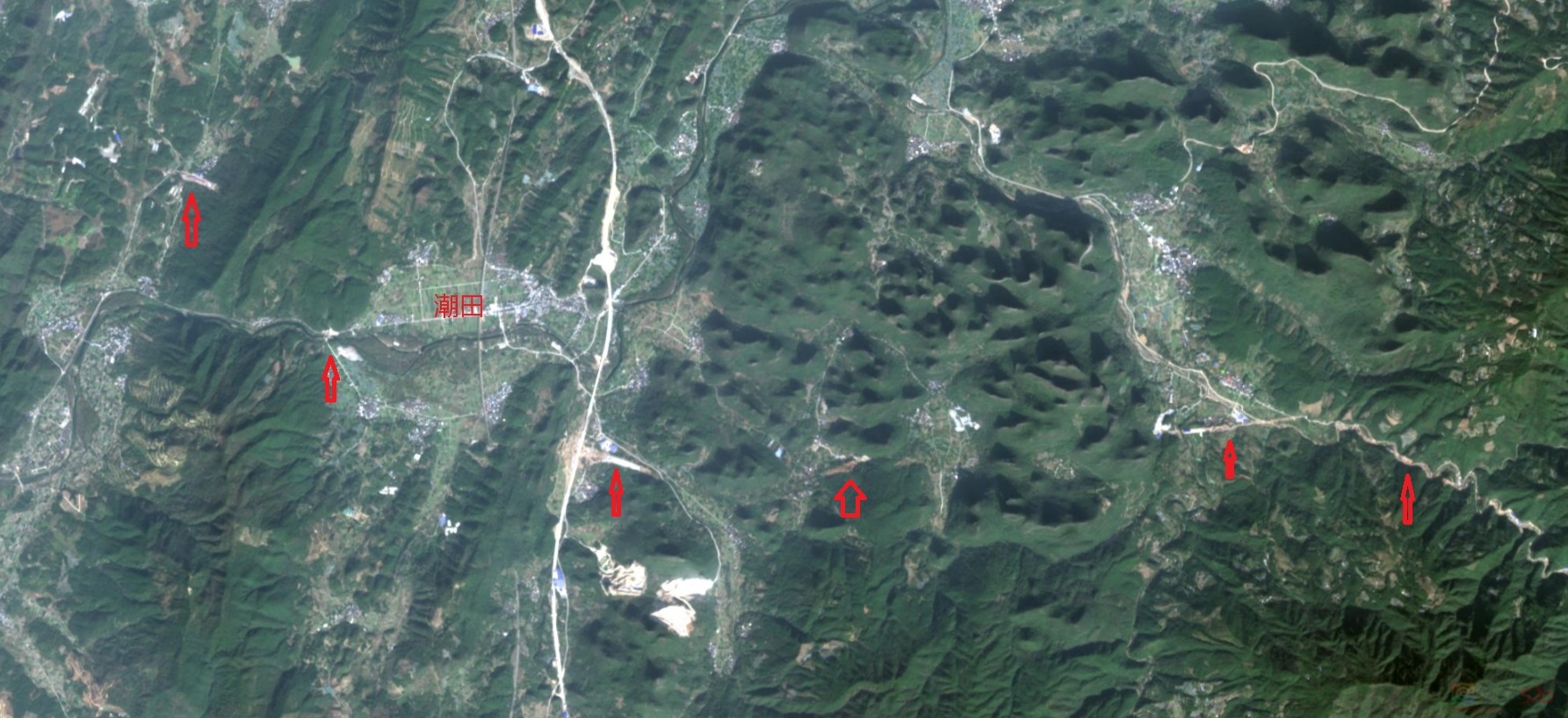 历经四年，江桂高速卫星露出建设痕迹587 / 作者:德玛西亚 / 帖子ID:320968