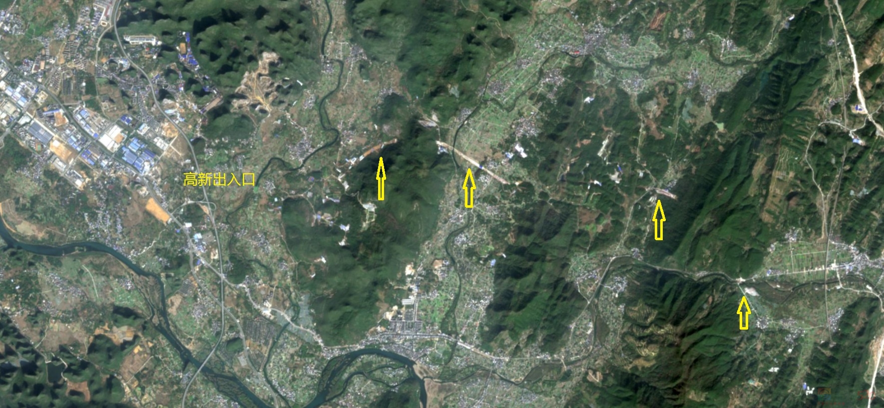 历经四年，江桂高速卫星露出建设痕迹34 / 作者:德玛西亚 / 帖子ID:320968