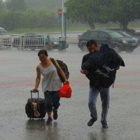 那场雨.突如其来......