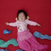 为女儿添创意色彩，