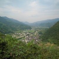 恭城县观音乡上五排全景