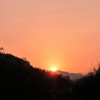 朝霞、晚霞、夕阳风景一组。